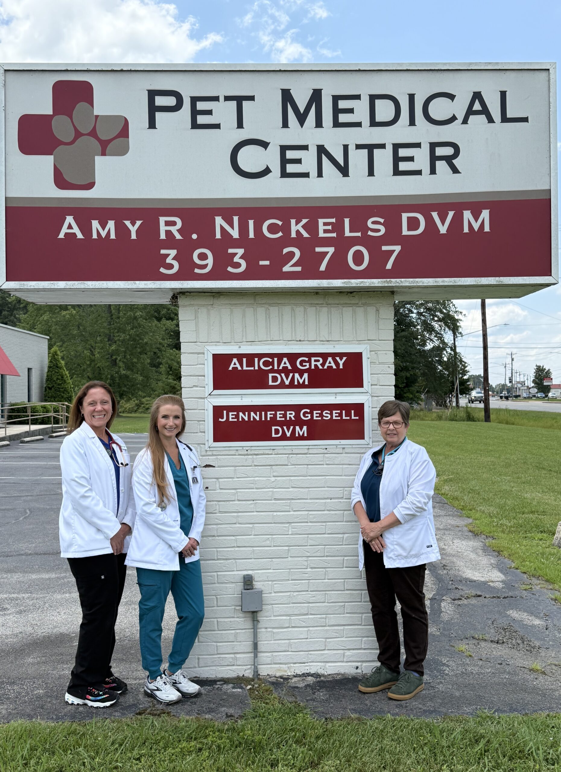 group of veterinarian